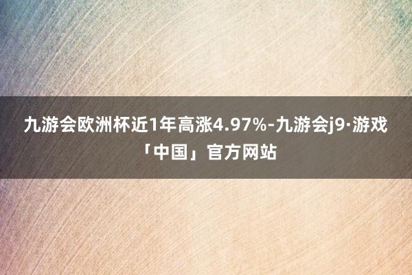 九游会欧洲杯近1年高涨4.97%-九游会j9·游戏「中国」官方网站